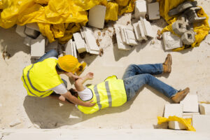 Workplace Accident Lawyer Palm Beach- fallen construction worker